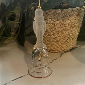 Lenox Crystal Nutcracker Bell Ornament